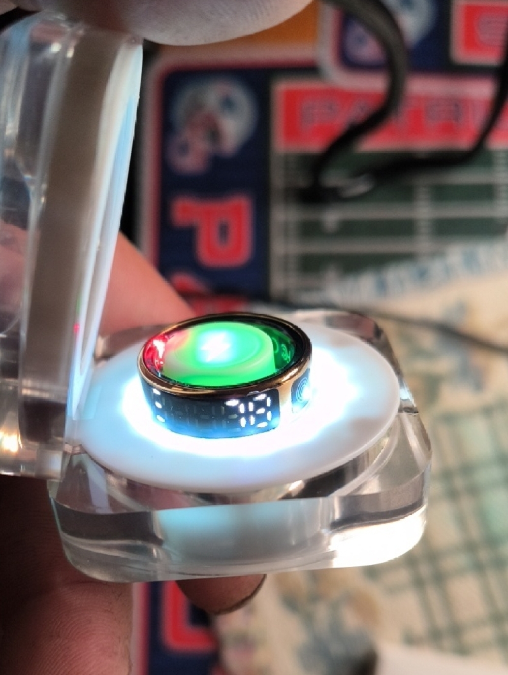 Smart Ring LED Display - Black - Picture 9 of 10